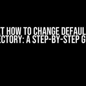 ASP.NET How to Change Default Data Directory: A Step-by-Step Guide