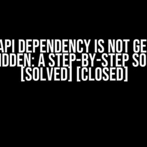 FastAPI Dependency is not getting overridden: A Step-by-Step Solution [SOLVED] [CLOSED]